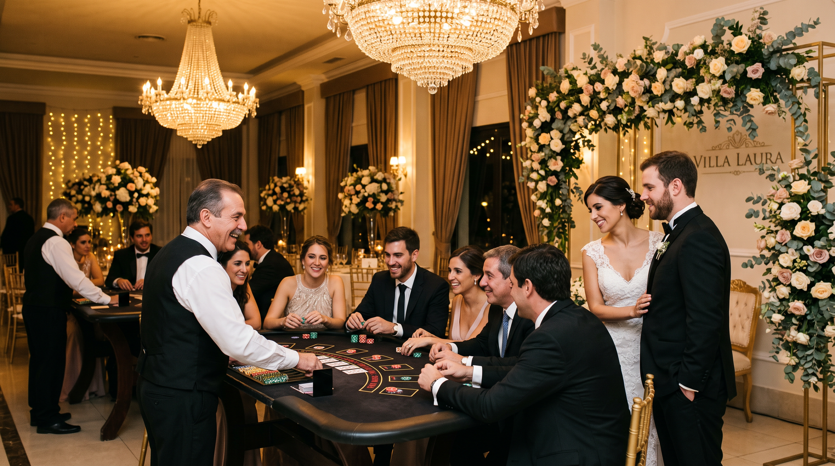 Show de entretenimiento móvil para bodas premium Argentina